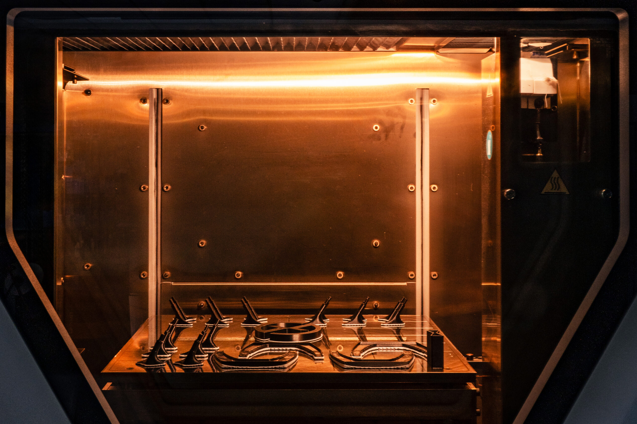 3D printer used for additive manufacturing of printed parts for Compositex